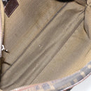 FENDI Zucca Canvas Hand Bag Black Brown Auth 153067-17