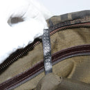 FENDI Zucca Canvas Hand Bag Black Brown Auth 153067-22