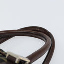 FENDI Zucca Canvas Hand Bag Black Brown Auth 153067-8