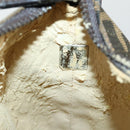 FENDI Zucca Canvas Pouch Hand Bag Black Brown Auth 153070-18