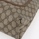GUCCI GG Supreme Web Sherry Line Tote Bag PVC Beige Red 39 02 003 Auth 153071-9