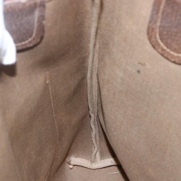 GUCCI GG Supreme Web Sherry Line Tote Bag PVC Beige Red 39 02 003 Auth 153071