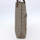 GUCCI GG Supreme Web Sherry Line Tote Bag PVC Beige Red 39 02 003 Auth 153071-3