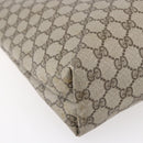 GUCCI GG Supreme Web Sherry Line Tote Bag PVC Beige Red 39 02 003 Auth 153072-13
