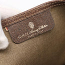 GUCCI GG Supreme Web Sherry Line Tote Bag PVC Beige Red 39 02 003 Auth 153072-15