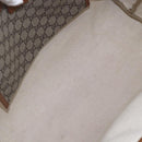 GUCCI GG Supreme Web Sherry Line Tote Bag PVC Beige Red 211134 Auth 153074-11