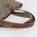 GUCCI GG Supreme Web Sherry Line Tote Bag PVC Beige Red 211134 Auth 153074-7