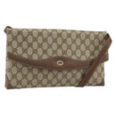 GUCCI GG Supreme Shoulder Bag PVC Beige Gold 56 02 504 Auth 153077-1