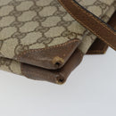 GUCCI GG Supreme Shoulder Bag PVC Beige Gold 56 02 504 Auth 153077-12