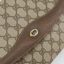 GUCCI GG Supreme Shoulder Bag PVC Beige Gold 56 02 504 Auth 153077-14