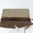 GUCCI GG Supreme Shoulder Bag PVC Beige Gold 56 02 504 Auth 153077-15