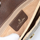 GUCCI GG Supreme Shoulder Bag PVC Beige Gold 56 02 504 Auth 153077-16