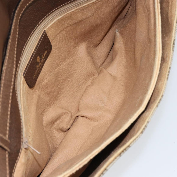 GUCCI GG Supreme Shoulder Bag PVC Beige Gold 56 02 504 Auth 153077