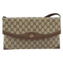 GUCCI GG Supreme Shoulder Bag PVC Beige Gold 56 02 504 Auth 153077-2