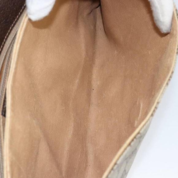 GUCCI GG Supreme Shoulder Bag PVC Beige Gold 56 02 504 Auth 153077