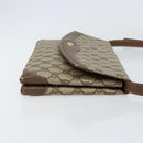 GUCCI GG Supreme Shoulder Bag PVC Beige Gold 56 02 504 Auth 153077-4