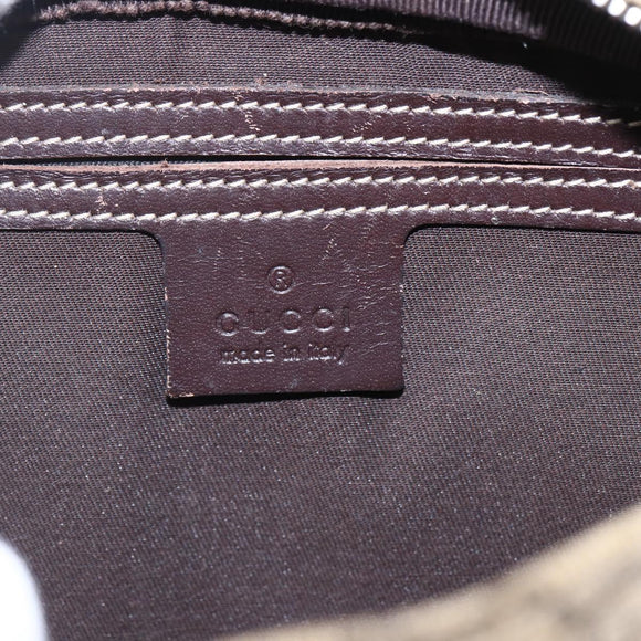 GUCCI GG Supreme Shoulder Bag PVC Beige Gold 201447 Auth 153078