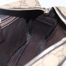 GUCCI GG Supreme Shoulder Bag PVC Beige Gold 201447 Auth 153078-18