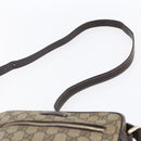 GUCCI GG Supreme Shoulder Bag PVC Beige Gold 201447 Auth 153078-8
