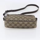 GUCCI GG Supreme Shoulder Bag PVC Beige Gold 201447 Auth 153078-9