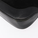 GUCCI Jackie Shoulder Bag Suede Leather Black Silver 001 3346 Auth 153079-12