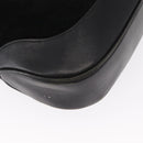 GUCCI Jackie Shoulder Bag Suede Leather Black Silver 001 3346 Auth 153079-13