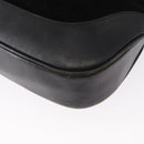 GUCCI Jackie Shoulder Bag Suede Leather Black Silver 001 3346 Auth 153079-14