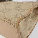 GUCCI GG Canvas Jackie Shoulder Bag Beige Silver 002 1067 2123 Auth 153080-8