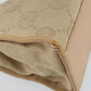 GUCCI GG Canvas Jackie Shoulder Bag Beige Silver 002 1067 2123 Auth 153080-17