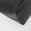 GUCCI Bamboo Hand Bag Leather Black Gold 001 2122 3006 Auth 153081-13