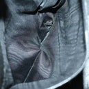 GUCCI Bamboo Hand Bag Leather Black Gold 001 2122 3006 Auth 153081-21