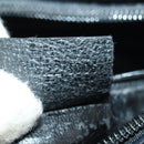 GUCCI Bamboo Hand Bag Leather Black Gold 001 2122 3006 Auth 153081-22