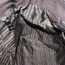 PRADA Hand Bag Leather 2way Brown Silver Auth 153083-23