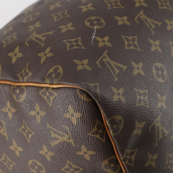LOUIS VUITTON Monogram Keepall 55 Boston Bag M41424 LV Auth 153089