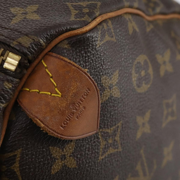 LOUIS VUITTON Monogram Keepall 55 Boston Bag M41424 LV Auth 153089