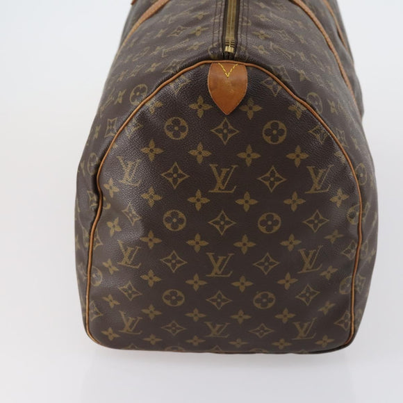 LOUIS VUITTON Monogram Keepall 55 Boston Bag M41424 LV Auth 153089