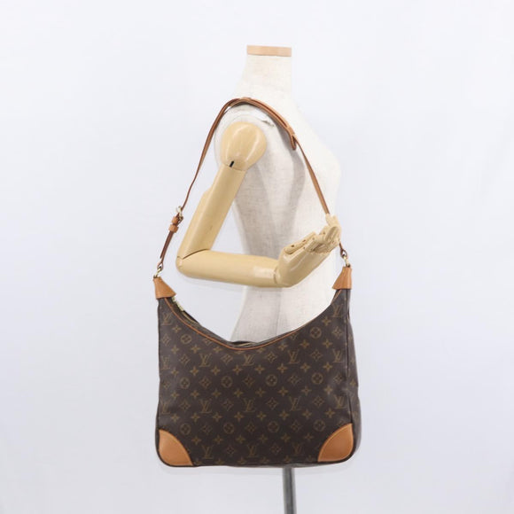 LOUIS VUITTON Monogram Boulogne 35 Shoulder Bag M51260 LV Auth 153090