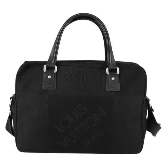 LOUIS VUITTON Damier Geant Albatross Boston Bag 2way Black M93601 LV Auth 153093