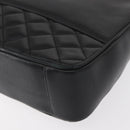 GIVENCHY Chain Shoulder Bag Leather Black Gold Auth 153095-14