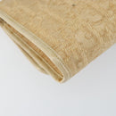 Christian Dior Trotter Canvas Chain Shoulder Bag Beige Gold Auth 153098-17