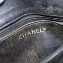 CHANEL COCO Mark Matelasse Waist bag Leather Black Gold CC Auth 153101-20