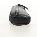 Maison Margiela Chain Tabi Style Shoulder Bag Leather Black Silver Auth 153102M-6