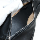 Maison Margiela Chain Tabi Style Shoulder Bag Leather Black Silver Auth 153102M-11