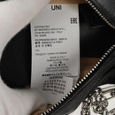 Maison Margiela Chain Tabi Style Shoulder Bag Leather Black Silver Auth 153102M-24