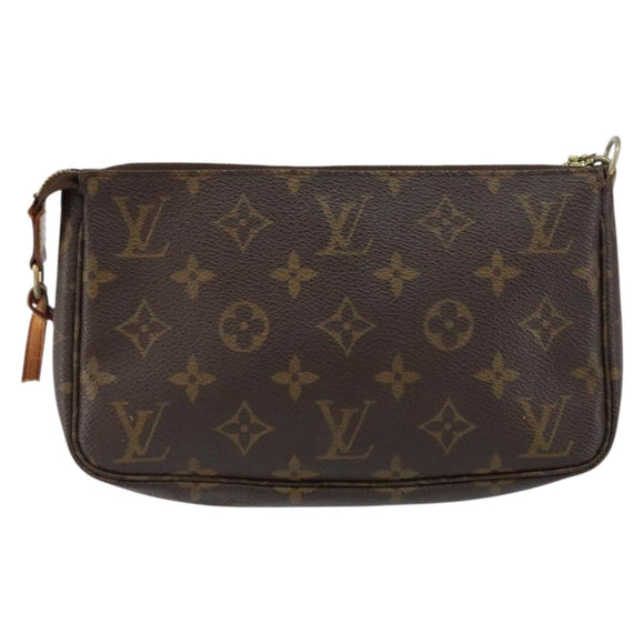LOUIS VUITTON Monogram Pochette Accessoires Pouch M51980 LV Auth 153103