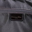 Christian Dior Hand Bag Leather Brown Gold Auth 153104-17