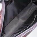 Christian Dior Hand Bag Leather Brown Gold Auth 153104-11