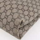 GUCCI GG Plus Supreme Web Sherry Line Tote Bag PVC Beige Red Auth 153107-15