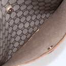 GUCCI GG Plus Supreme Web Sherry Line Tote Bag PVC Beige Red Auth 153107-12