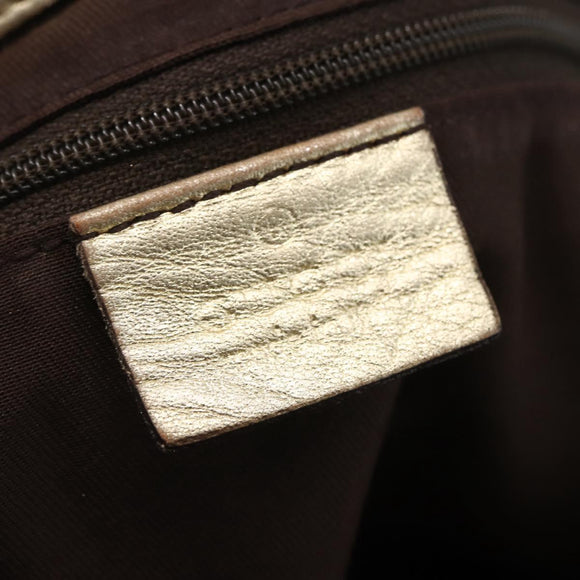 GUCCI GG Canvas Abbey Tote Bag Beige Gold 190248 Auth 153108